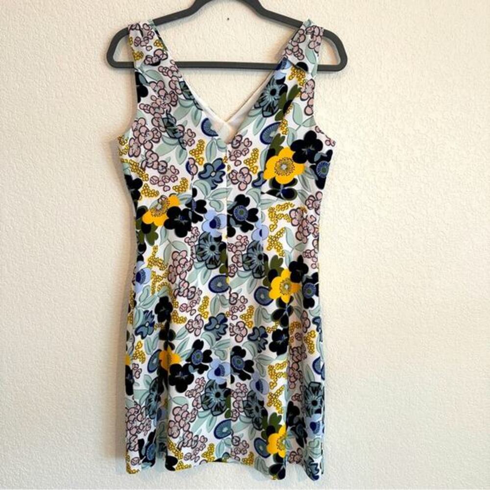 Ann Taylor Factory Floral Dress Petite‎ 2P EUC - Picture 2 of 12